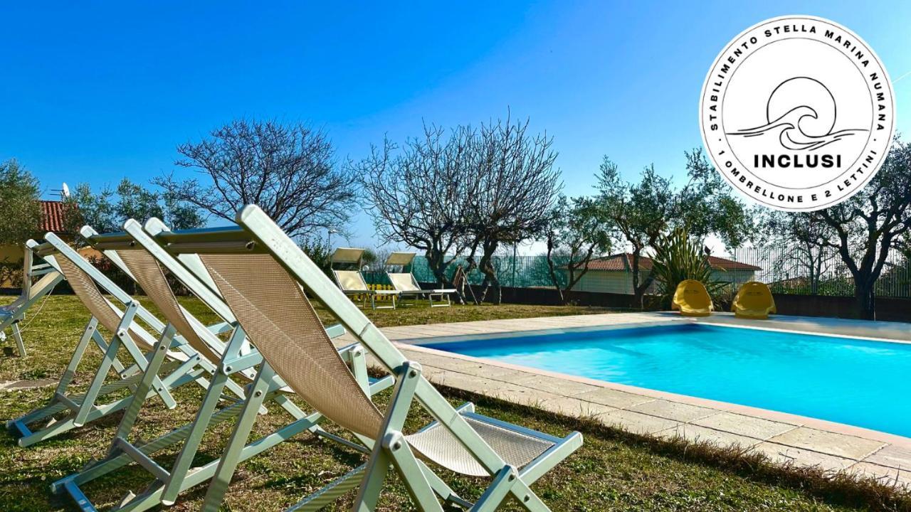 Viva3 - Numana, Ampio Trilocale In Villa Con Piscina Dış mekan fotoğraf